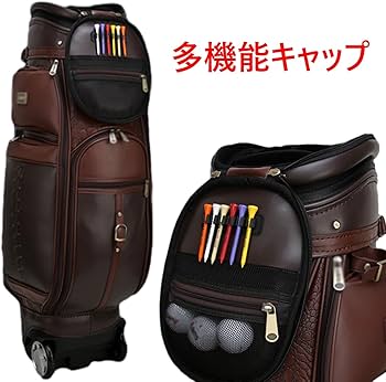 Amazon.co.jp: ゴルフ キャディバッグ、空の旅Golf Bag、ブラウン