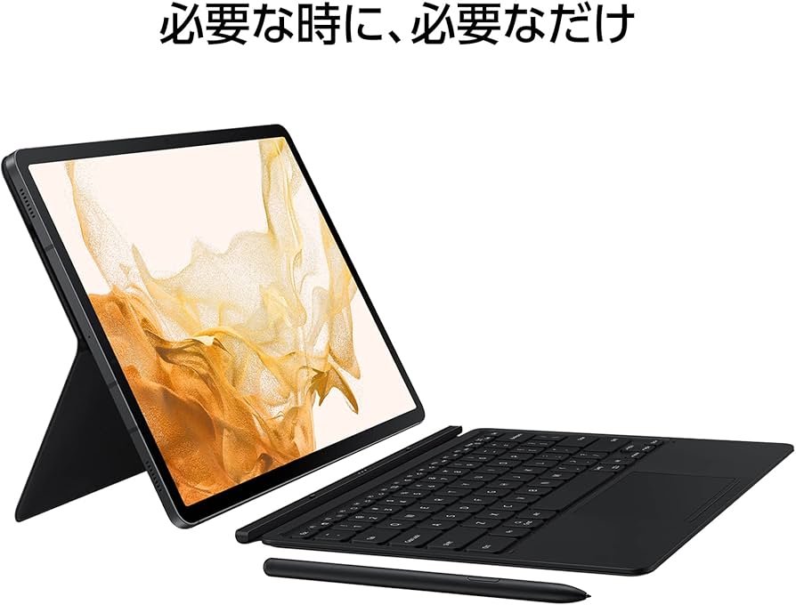 Amazon.co.jp: Galaxy Tab S8 Ultra Book Cover Keyboard US｜ブラック