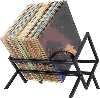 Amazon.co.jp: Asdays レコードラック マガジン ブックスタンド 金属製