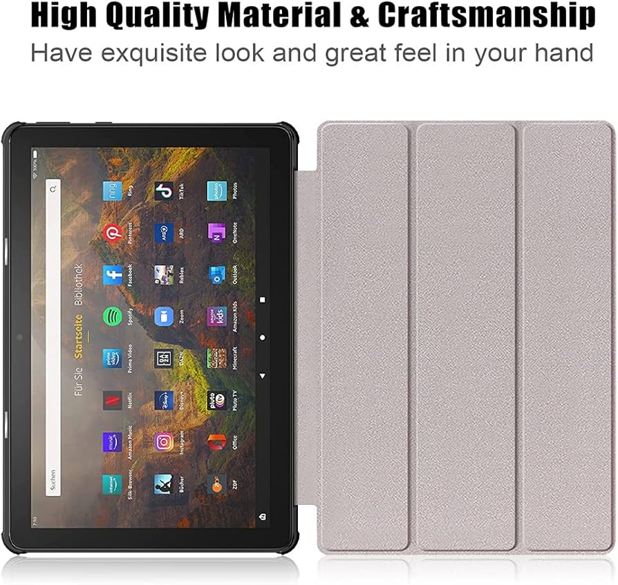 Amazon Fireタブレット グレー カバー付き 10インチ fire 10」の人気