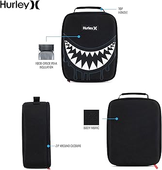 Amazon.com: Hurley Unisex-Adults One and Only Insulated Lunch Box