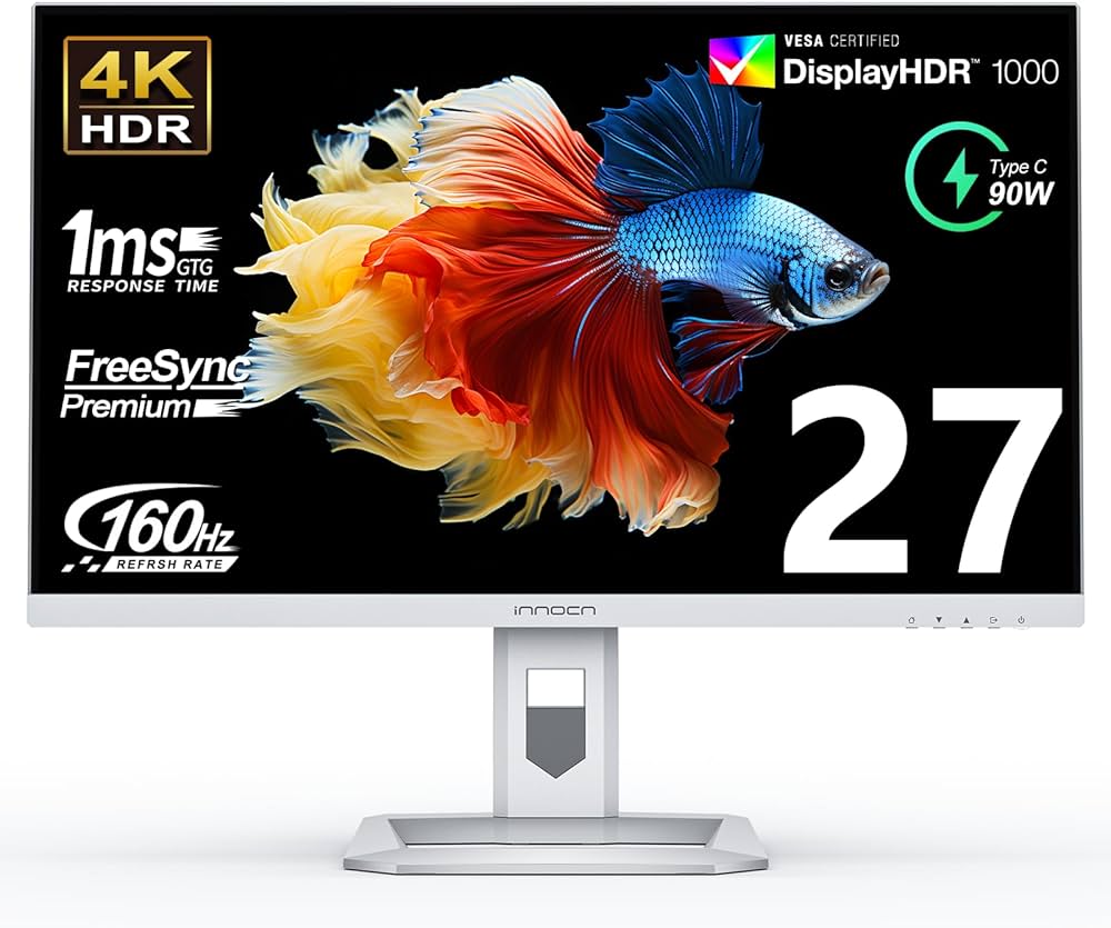 Amazon.co.jp: INNOCN 27インチ ゲーミングモニター 4K UHD 160Hz 1ms