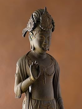 Amazon｜仏師銘版 夢違観音 25cm 蝋型/青銅（ブロンズ）製 仏師：長田