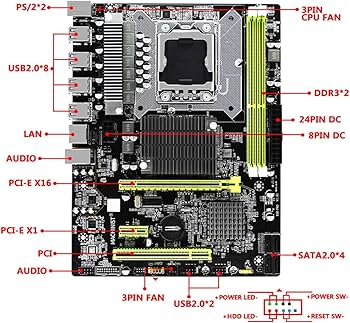 Amazon | X58 LGA 1366マザーボード LGA1366対応 DDR3 REG ECCサーバー