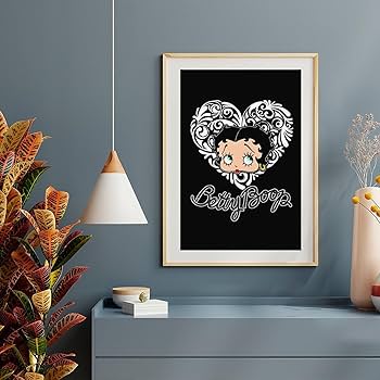 Amazon｜ベティちゃん ポスター 絵画 インテリア 壁紙用 壁紙 アート