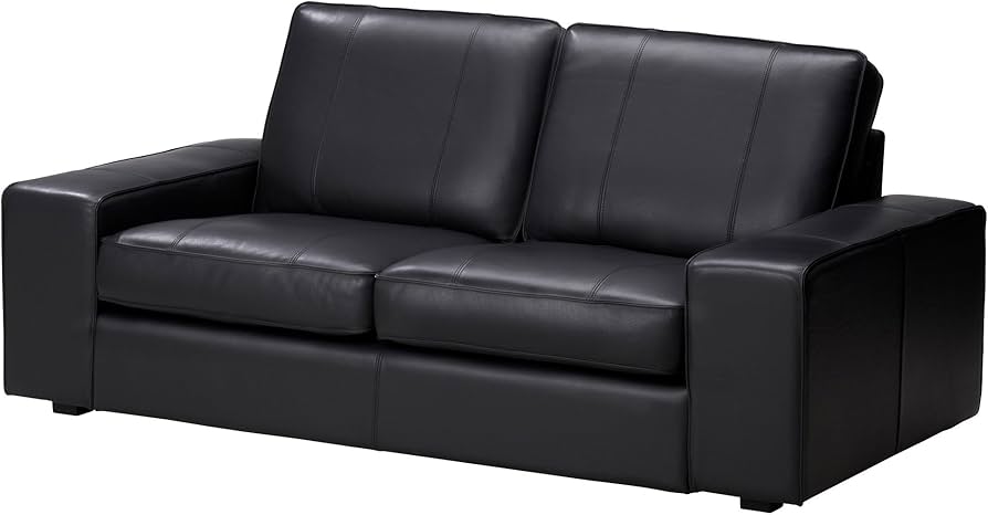 Amazon｜IKEA KIVIK 2人掛けソファ グラン/ボムスタッド ブラック