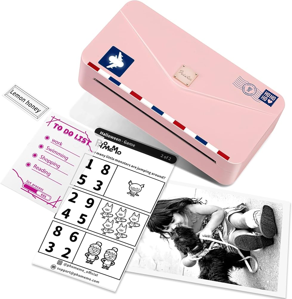 Amazon.co.jp: Phomemo M04AS モバイルプリンター サーマルプリンター