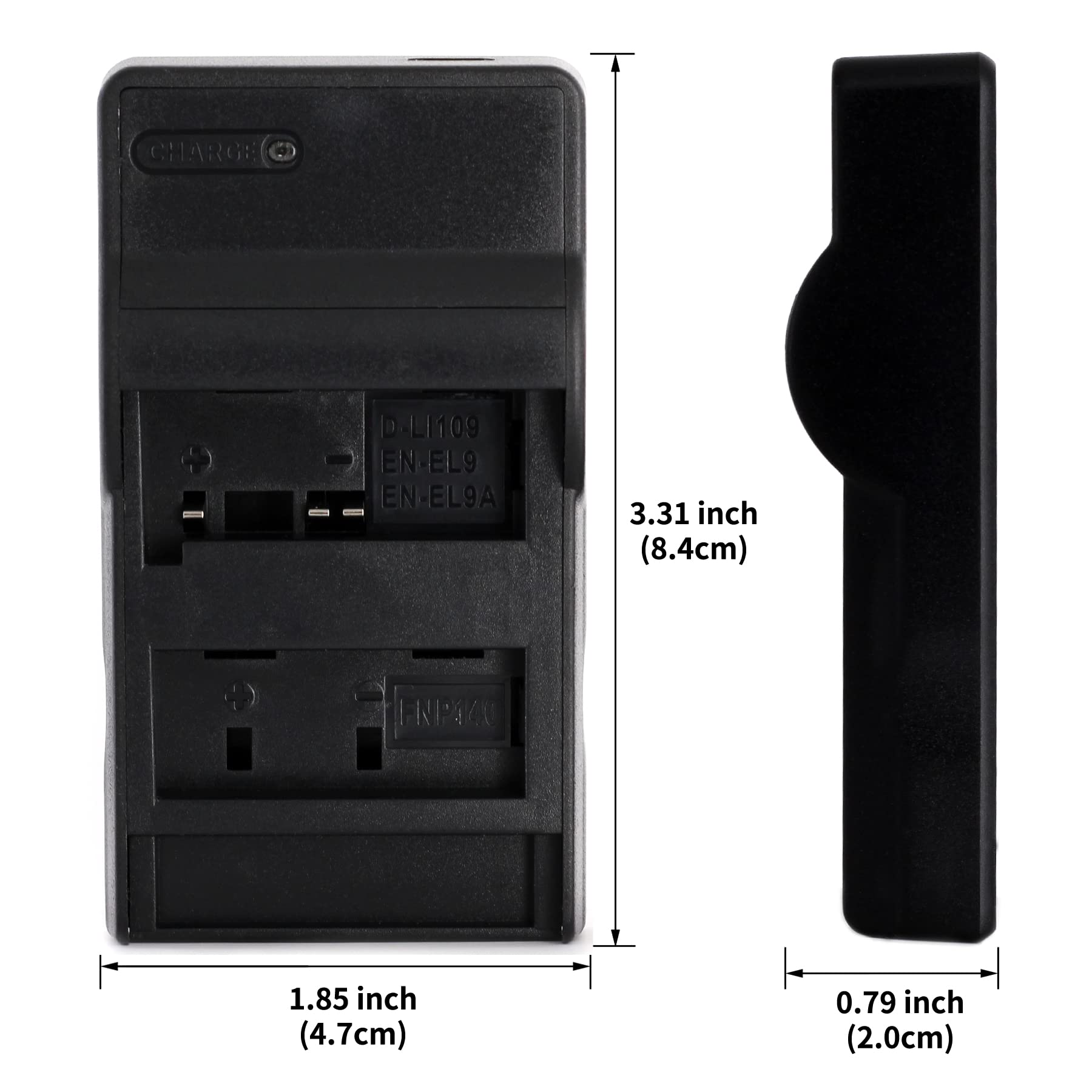 Amazon.com : Norifon EN-EL9 USB Charger for Nikon D3000, D40, D40x