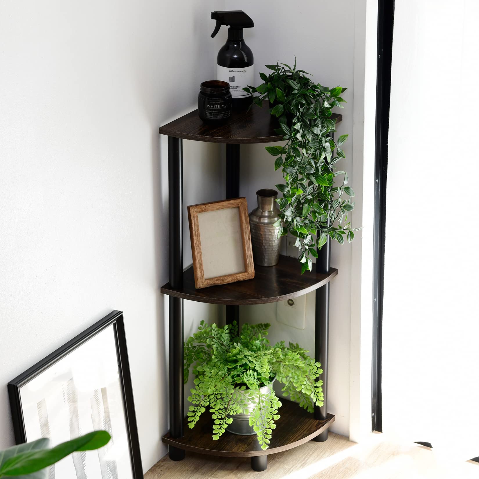 Amazon｜山善(YAMAZEN) ラック 棚 (スリム) A4対応 【組立かんたん】 3