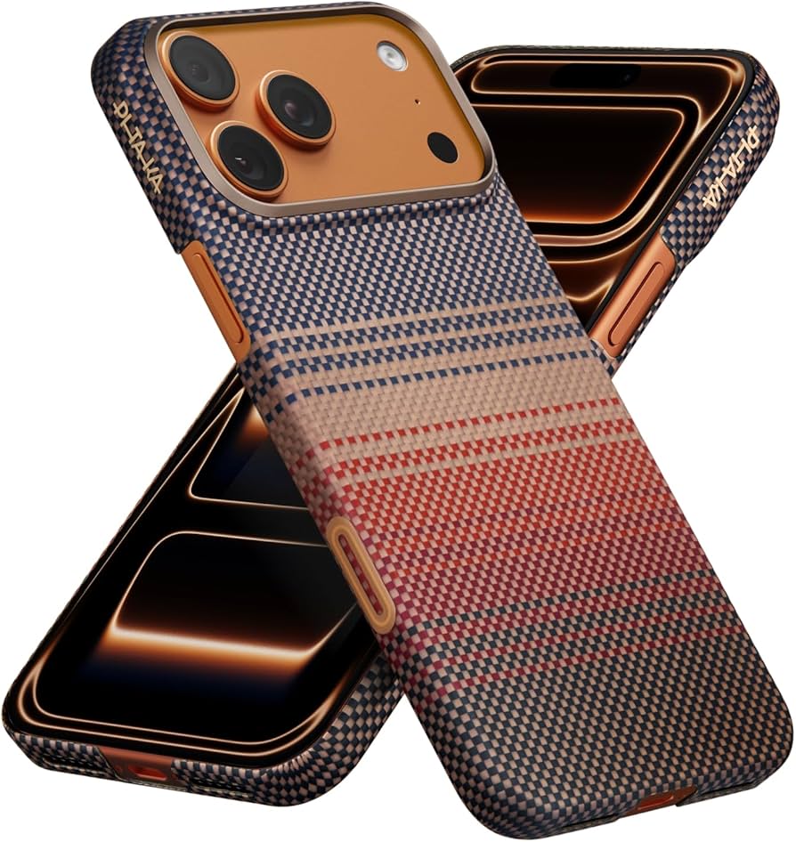 Amazon.co.jp: 【極薄極軽量】PITAKA iPhone 17 Pro用ケース 極薄