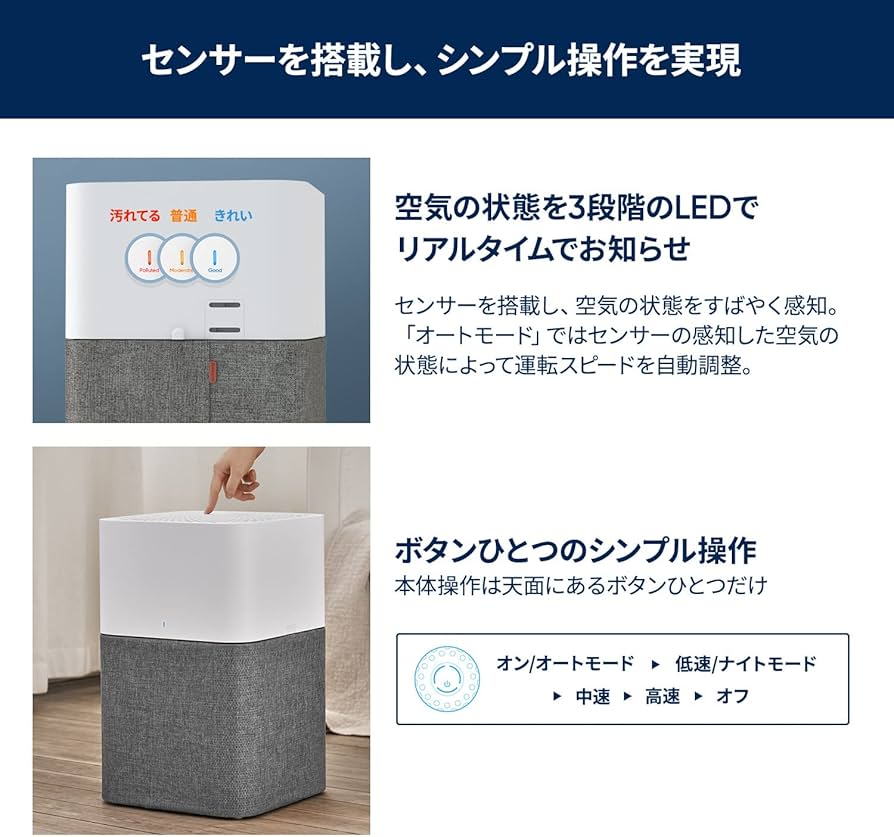 Amazon.co.jp: ブルーエア Blue 3610 空気清浄機 新生活 44畳 360度