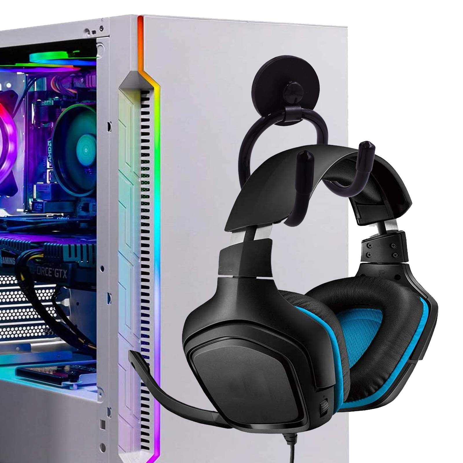 Amazon.co.jp: AUXPhome PCゲーム用ヘッドセットヘッドホンフック