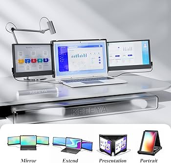 Amazon.co.jp: KEFEYA ノートパソコン画面エクステンダー 12インチ
