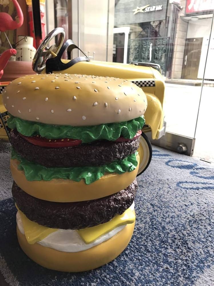 Amazon.co.jp: ハンバーガー スツール バーガー Stool Hamburger 椅子