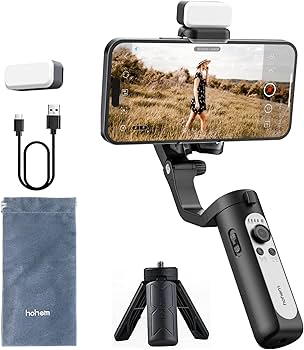 Amazon.co.jp: hohem XE Kit ジンバルスマホ用 3軸 折りたたみ式