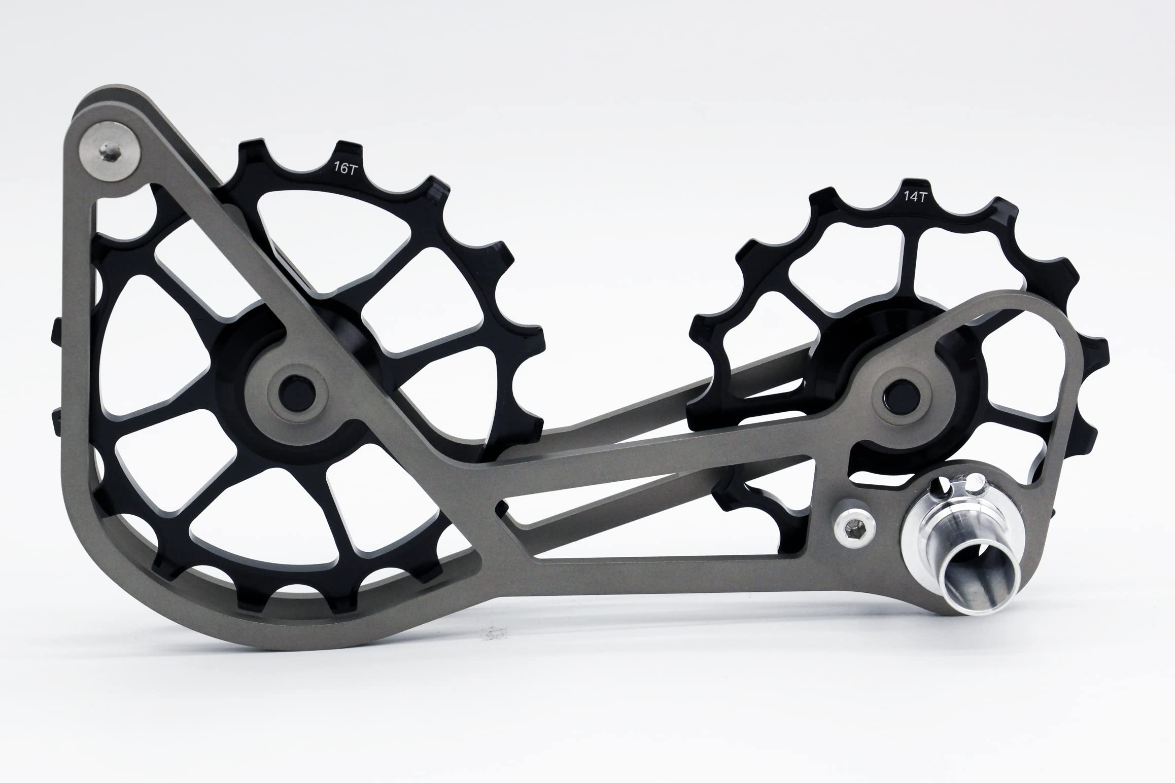 Amazon.co.jp: 14T/16T 自転車用ディレイラー ビッグプーリー チタン製