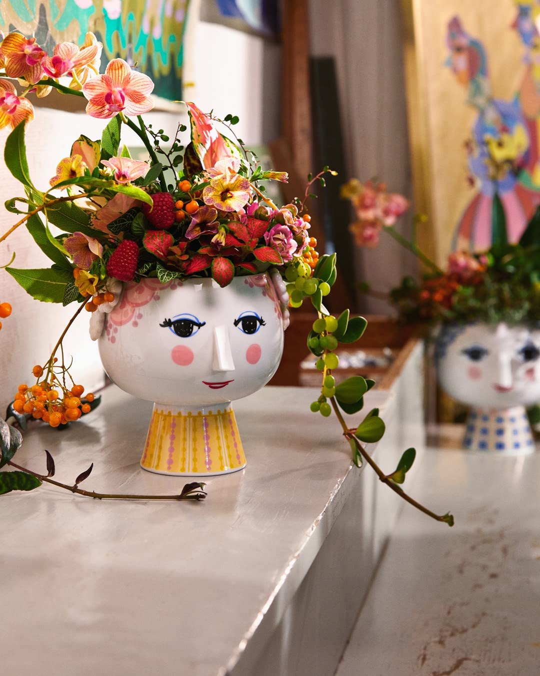 Amazon.co.jp: ビヨン・ヴィンブラッド Bjorn Wiinblad EVA Flower Pot