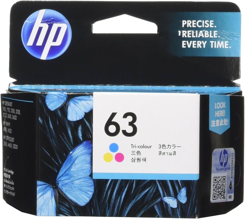 Amazon.co.jp: HP 63 純正 インクカートリッジ カラー F6U61AA 【国内