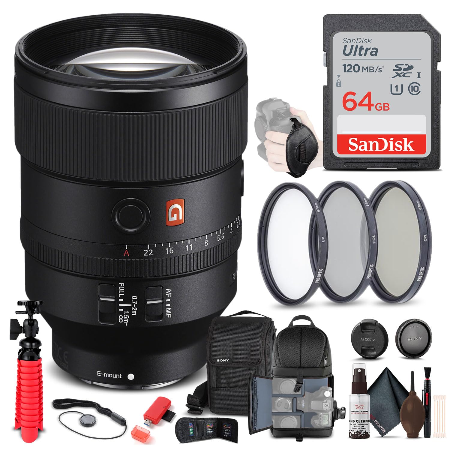 Amazon.com : Sony FE 135mm f/1.8 GM Lens (SEL135F18GM) – Full