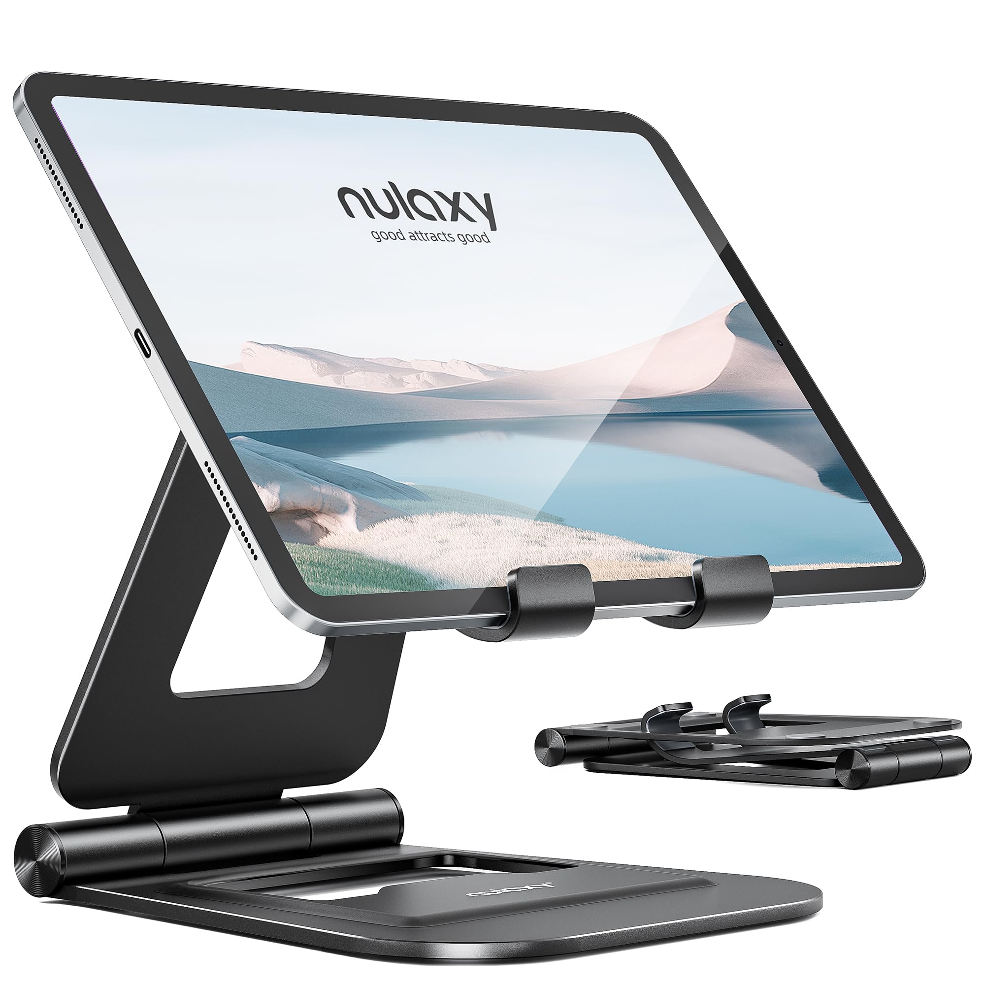 Amazon.co.jp: Nulaxy アルミニウム合金デュアル折りたたみタブレット