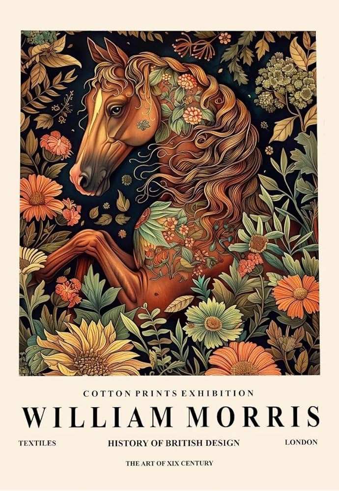 Amazon.co.jp: ウィリアム・モリス 動物のポスターと版画 現代の壁画