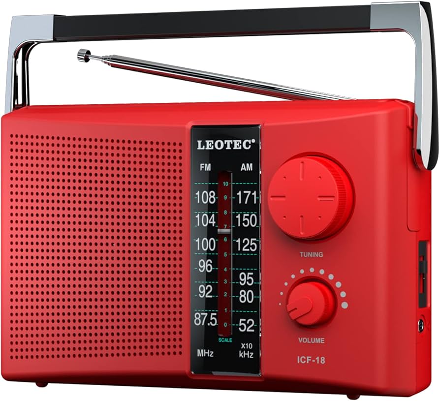 Amazon.com: LEOTEC Portable AM FM Radio with Best Reception AC
