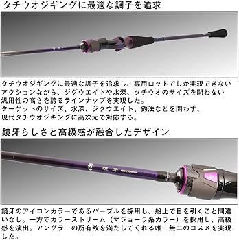 Amazon | ダイワ(DAIWA) タチウオジギング 鏡牙AIR 62B THRILL GAME