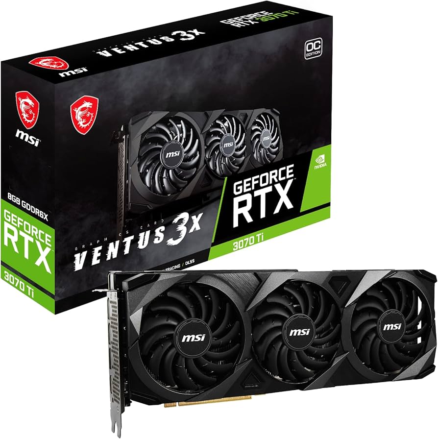 Amazon.com: MSI GeForce RTX 3070 Ti Ventus 3X 8G OC Gaming