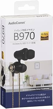 Amazon.co.jp: オーム電機 AudioComm ハイレゾ対応イヤホン B970 [品番
