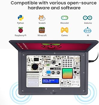Amazon.co.jp: ELECROW CrowPi 2 オールインワンキット Raspberry Pi 4