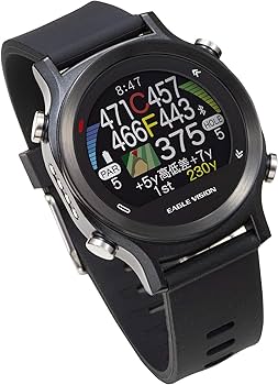 Amazon.co.jp: アサヒゴルフ EAGLE VISION watch ACE EV-933 BK