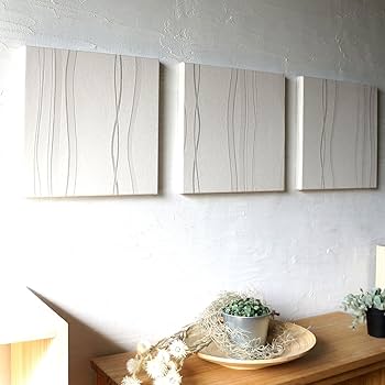 Amazon｜アートパネル ファブリックパネル HEAL Ⅱ ホワイト ヒール 30