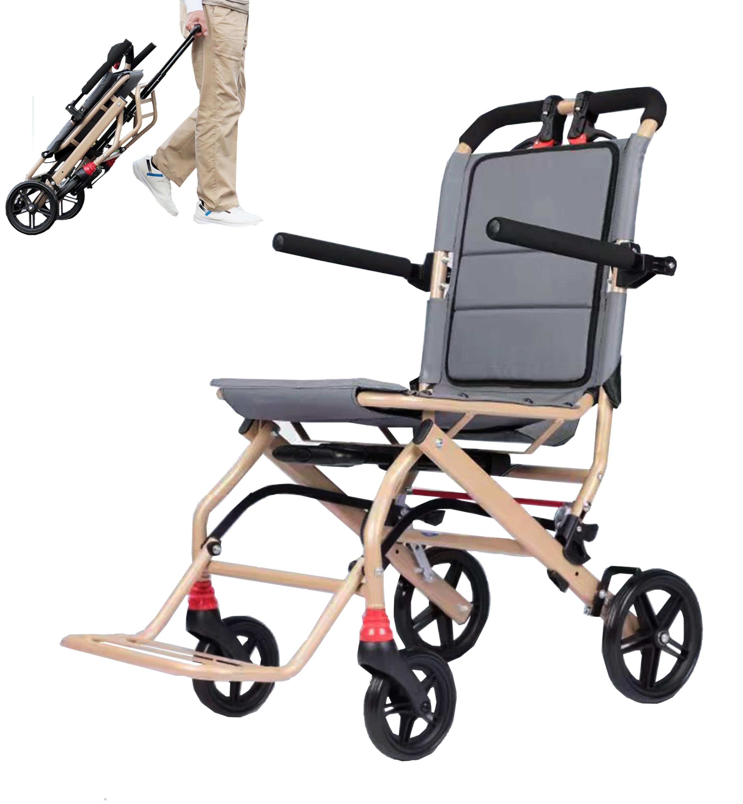 MIUGOO 介助用車椅子 買い物カゴ付き 未使用品 MIUGOO 介助用車椅子