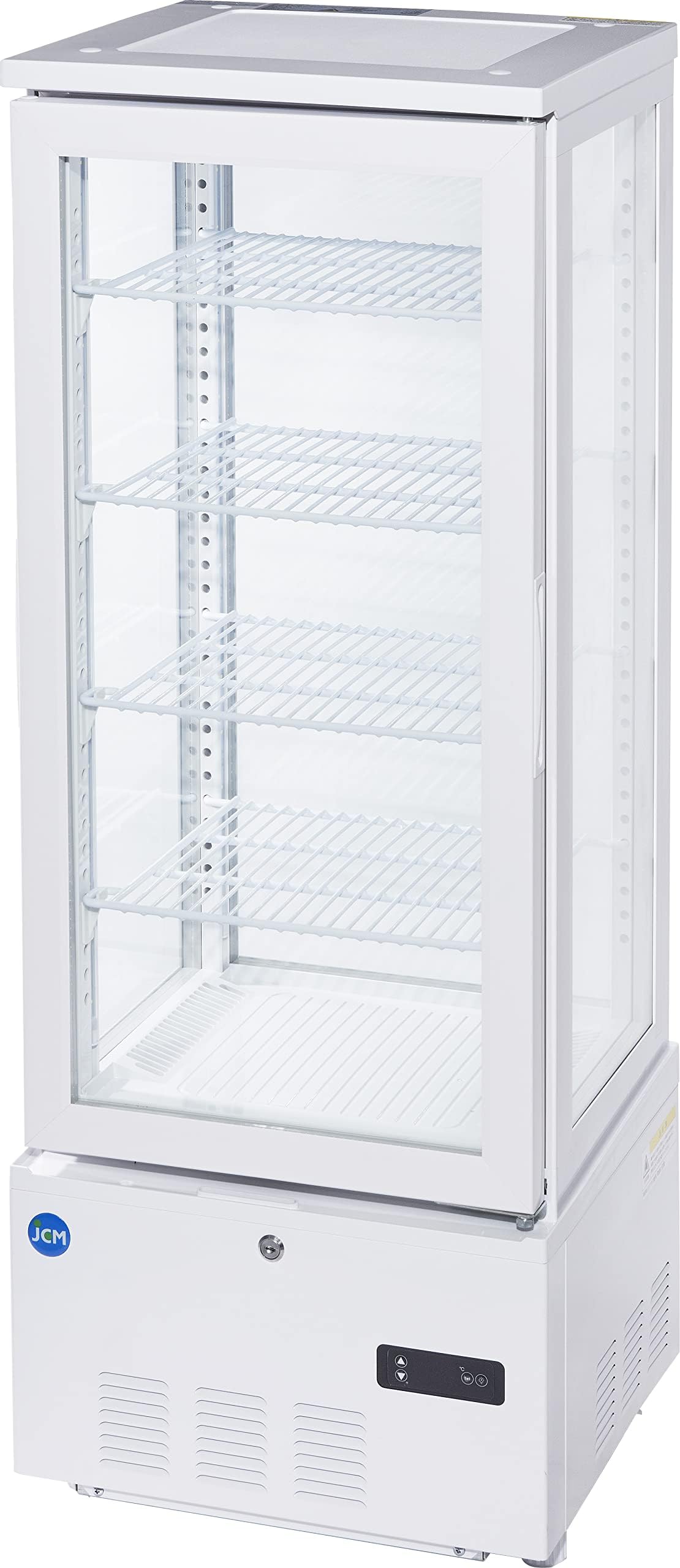 Amazon | 業務用(ジェーシーエム)JCM 4面ガラス冷蔵ショーケース(大