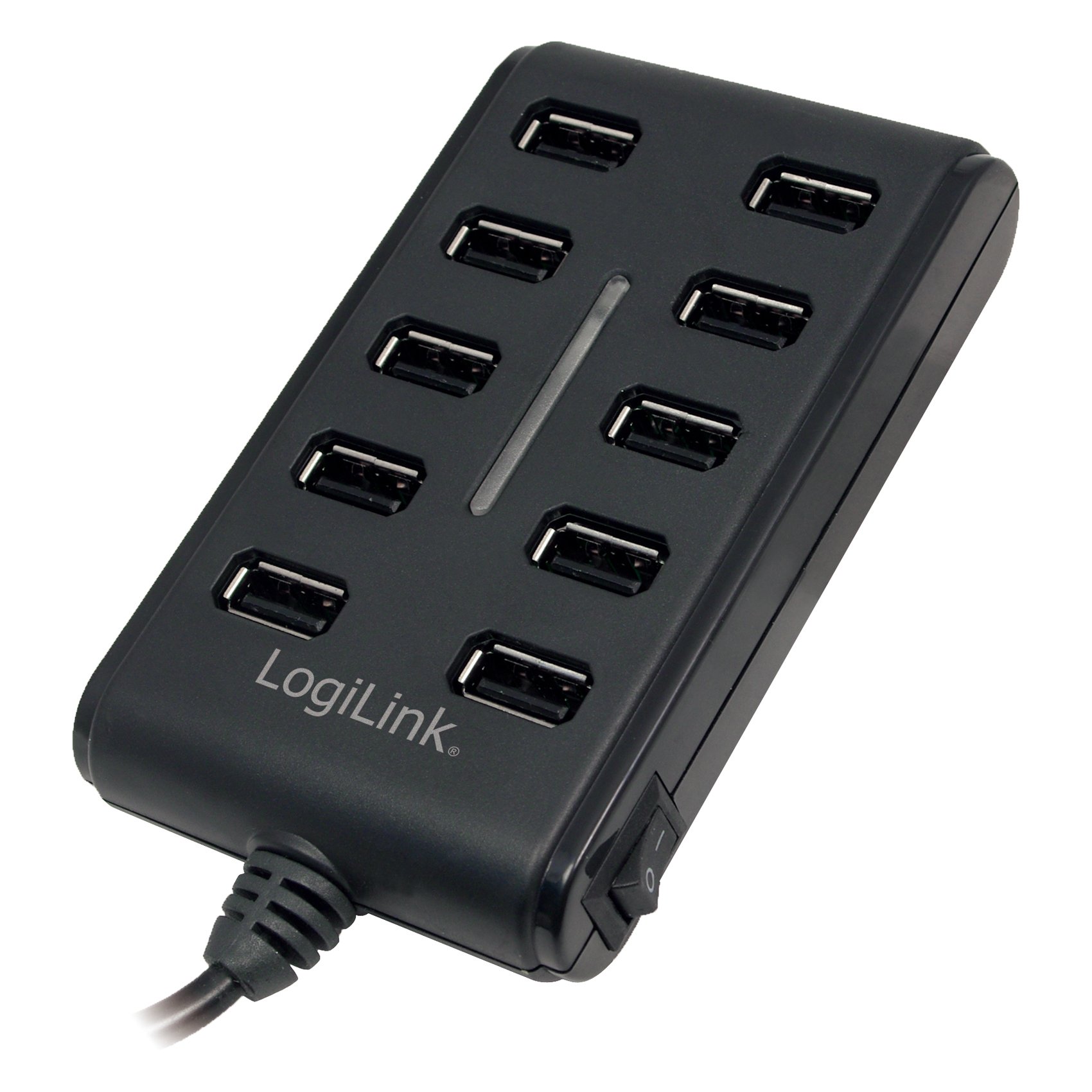 Amazon.co.jp: LogiLink USB2.0 10ポートハブ 黒 16744 : Computers