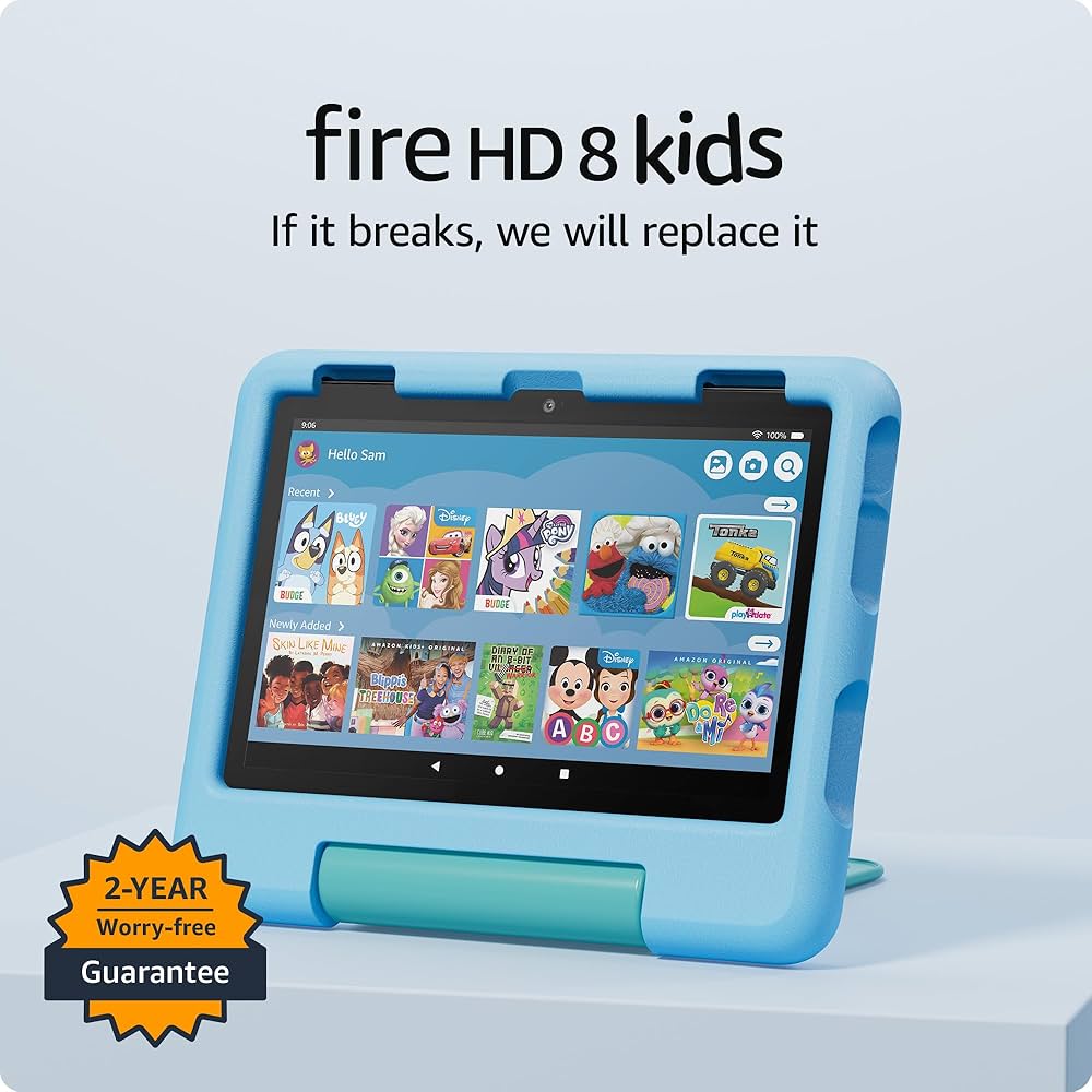 Amazon.com: Amazon Fire HD 8 Kids tablet (newest model), ages 3-7