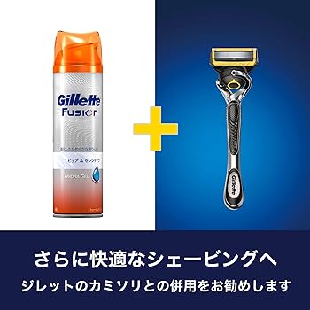 Amazon.co.jp: ジレット 男性用シェービング剤 フュージョン
