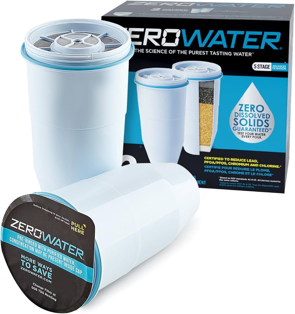 Amazon.com: ZeroWater 22 Cup Ready-Read 5-Stage Water Filter