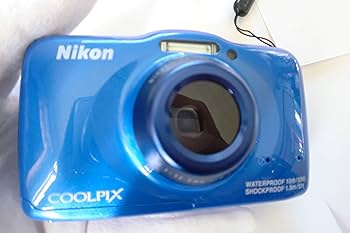 Amazon | Nikon デジタルカメラ S32 防水 1300万画素 ブルー S32BL