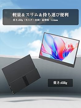 Amazon.co.jp: モバイルモニター 4K 13.3インチ モバイルディスプレイ