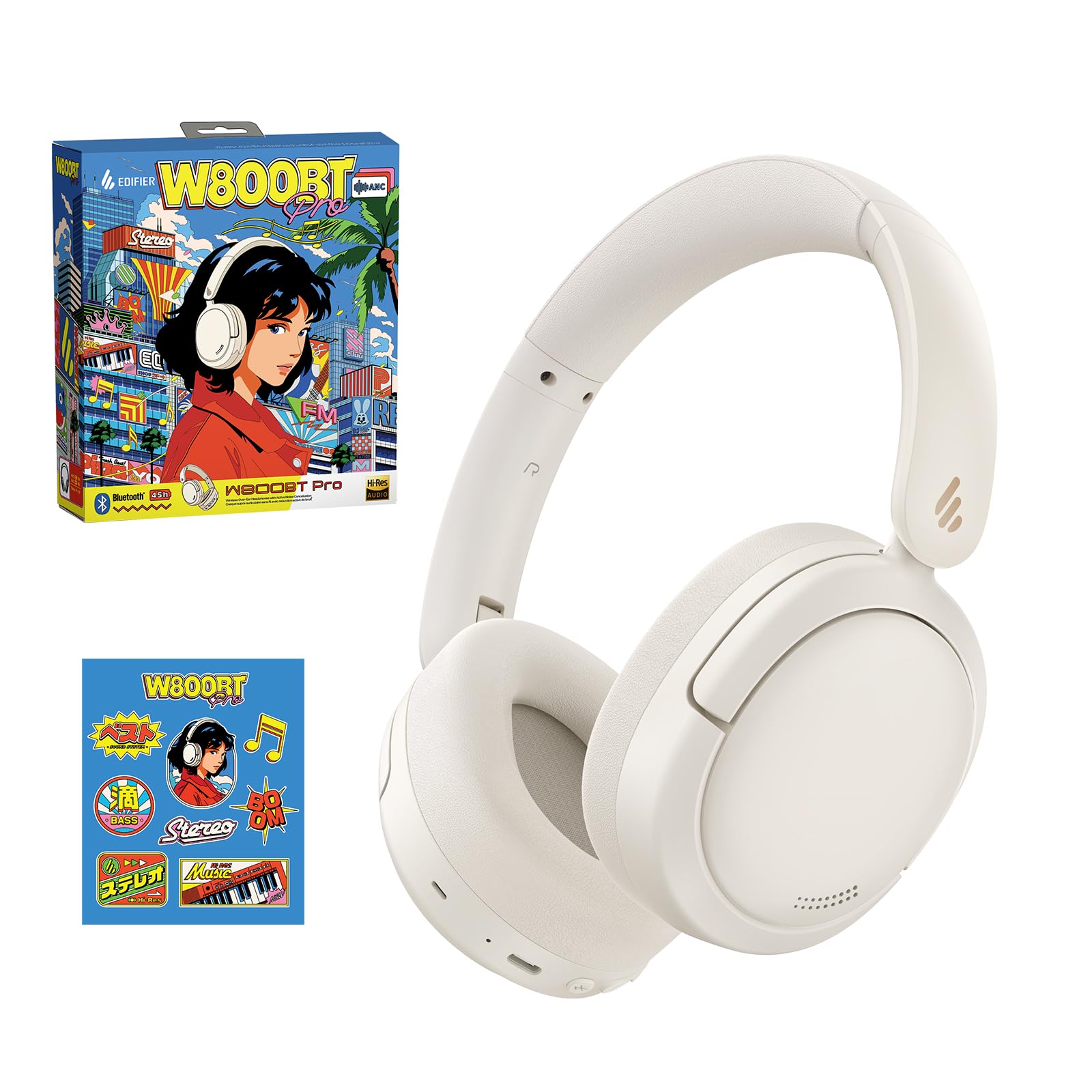 Amazon.com: Edifier W800BT Pro Hybrid Active Noise Cancelling