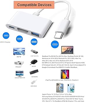 Amazon.com: USB-C Digital AV Multiport Adapter, Apple MFi