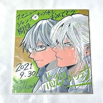 Amazon.co.jp: 忘却バッテリー 藤堂葵 千早瞬平 色紙 : 文房具