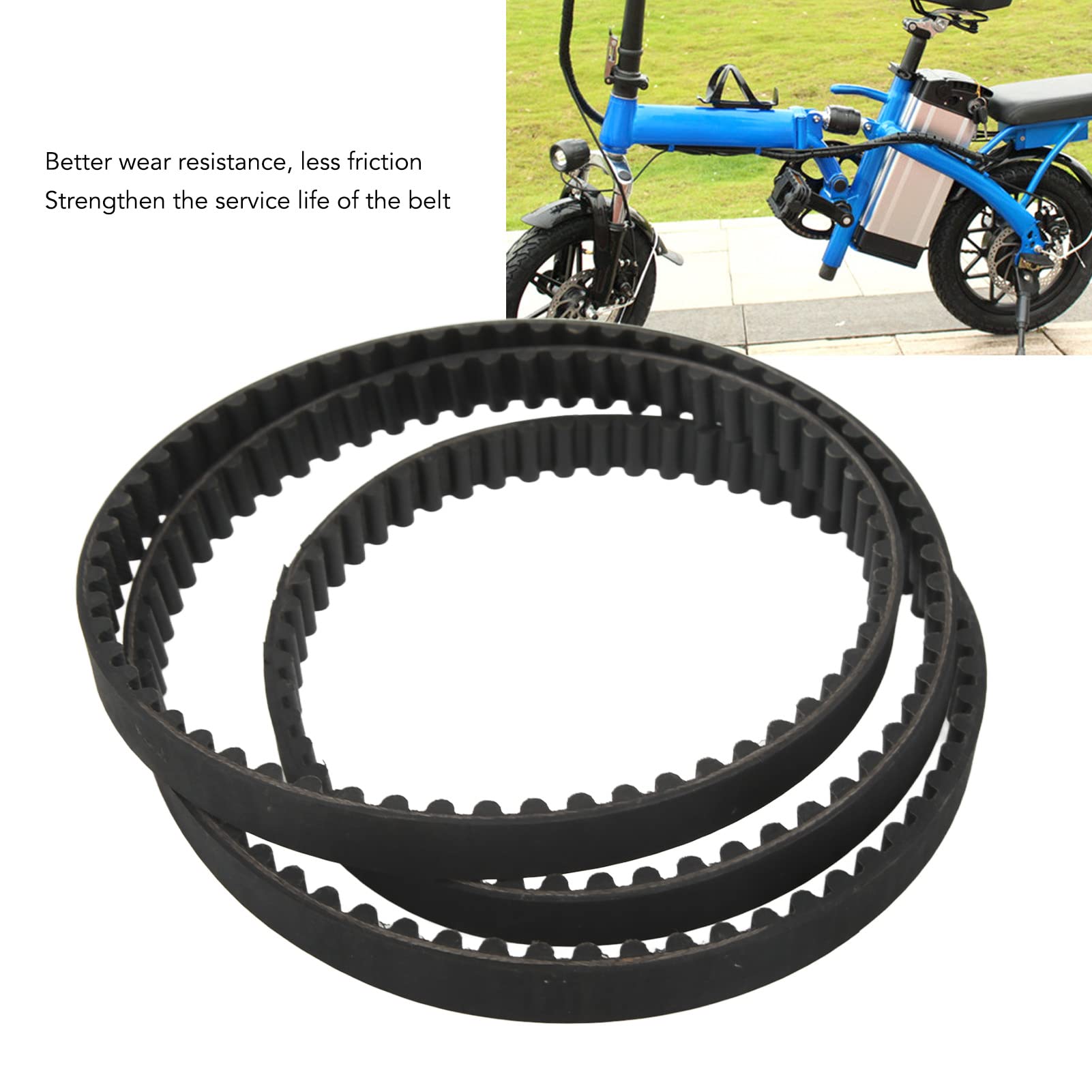 Amazon | ドライブベルト、強化Vベルト、高温耐性ゴム自転車ドライブ