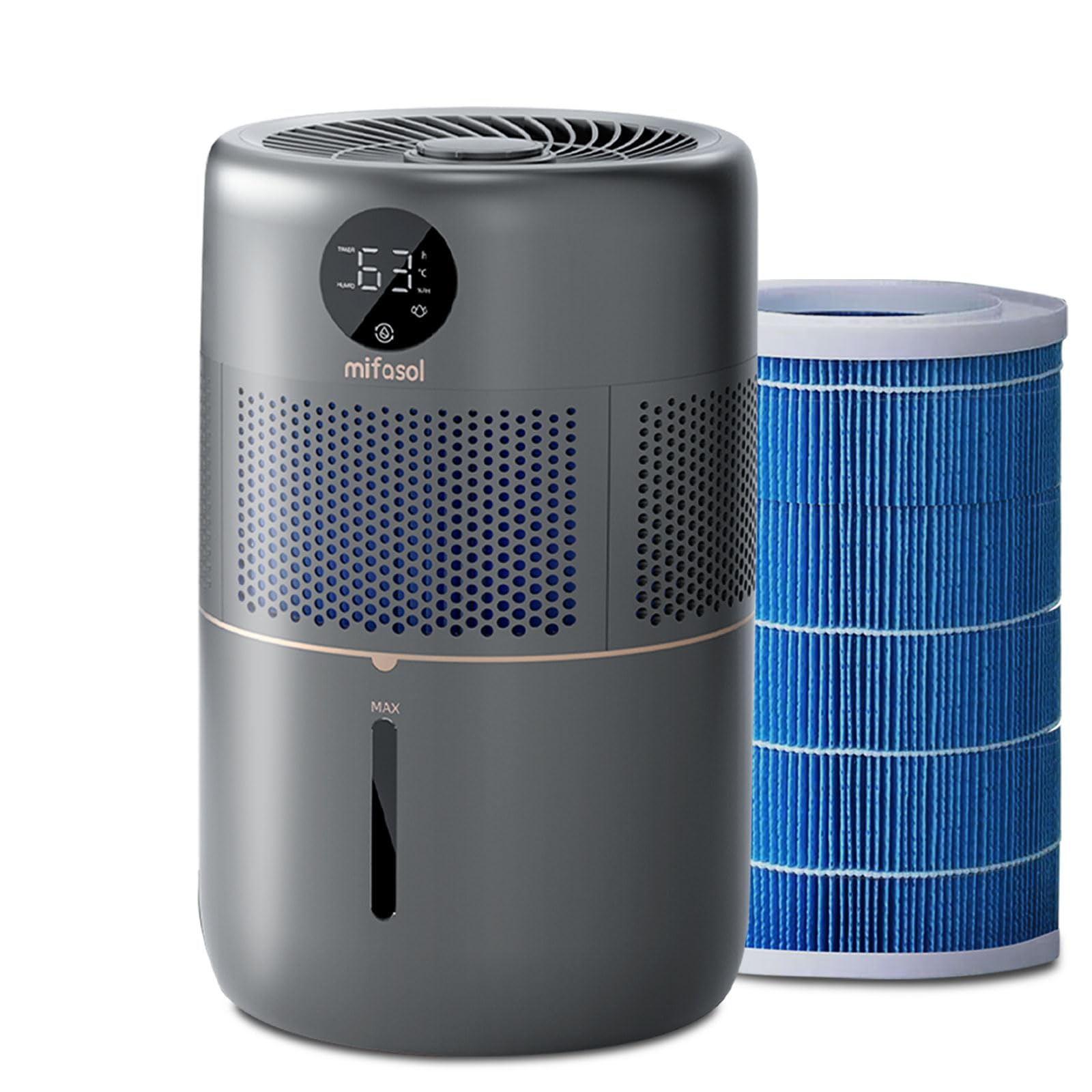 Amazon.co.jp: 加湿器 気化式 5L 大容量 おしゃれ Mifasol 空気清浄