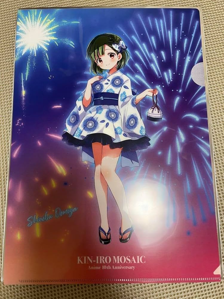 Amazon.co.jp: きんいろモザイク 大宮忍 浴衣 ファイル : おもちゃ