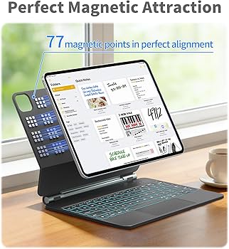 Amazon.com: Otuoor iPad Pro 11-inch Case with Keyboard (M5 2025/M4