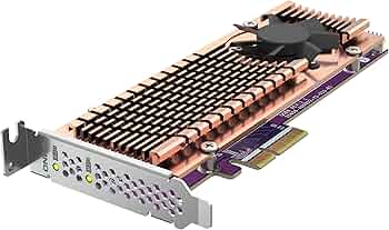 Amazon.com: QNAP QM2-2P-344A Dual M.2 PCIe SSD Expansion Card