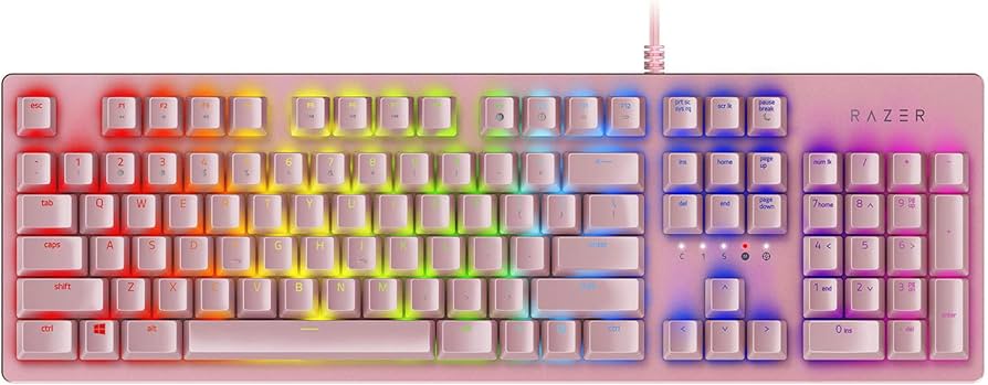 Amazon.co.jp: Razer Huntsman Quartz Pink ゲーミングキーボード