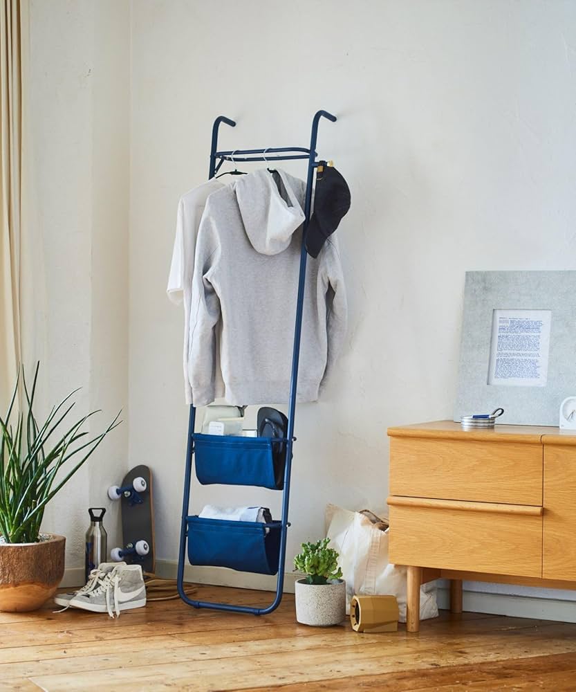 Amazon｜BRUNO インテリアラダーラック ネイビー サイズなし BOA155-NV